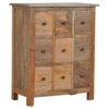 country style coffee table with 4 drawers