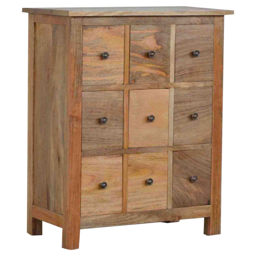 country style coffee table with 4 drawers