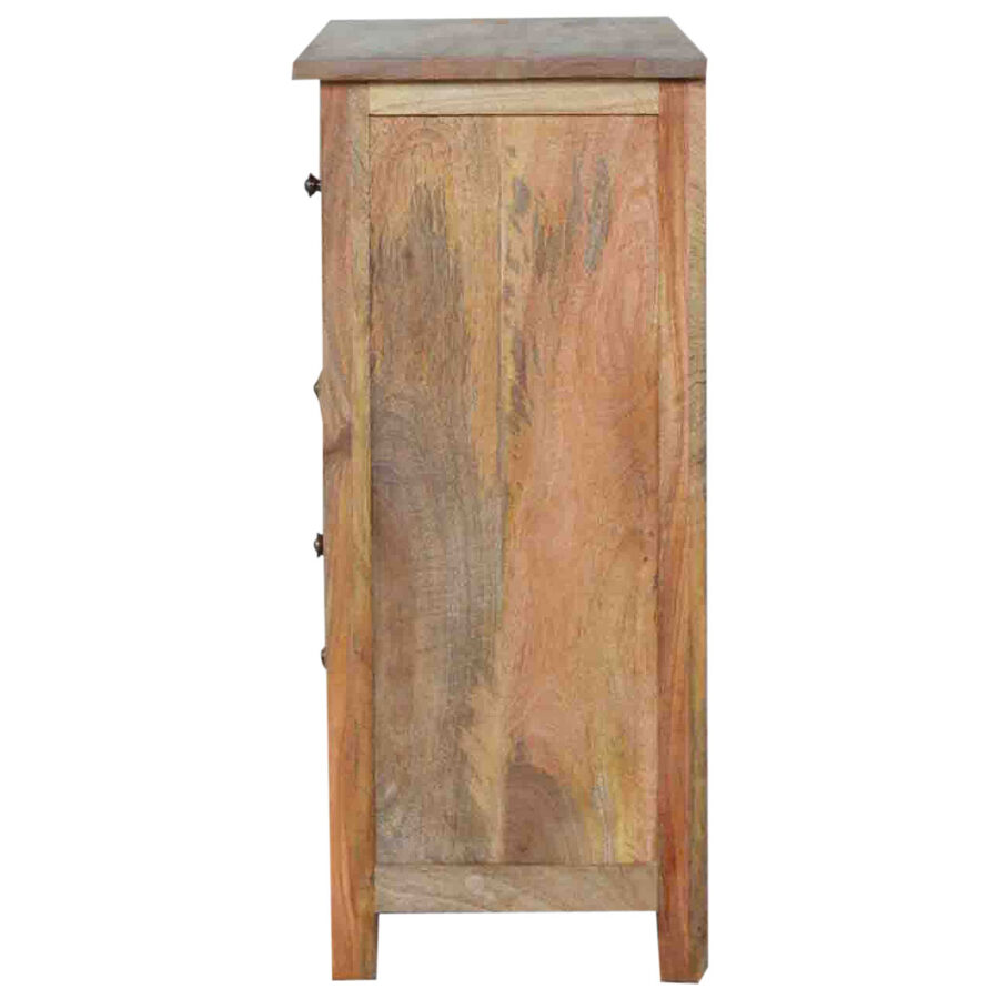 table basse de style campagnard avec 4 tiroirs