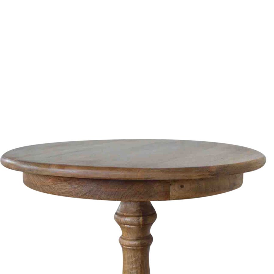 solid wood round tea table