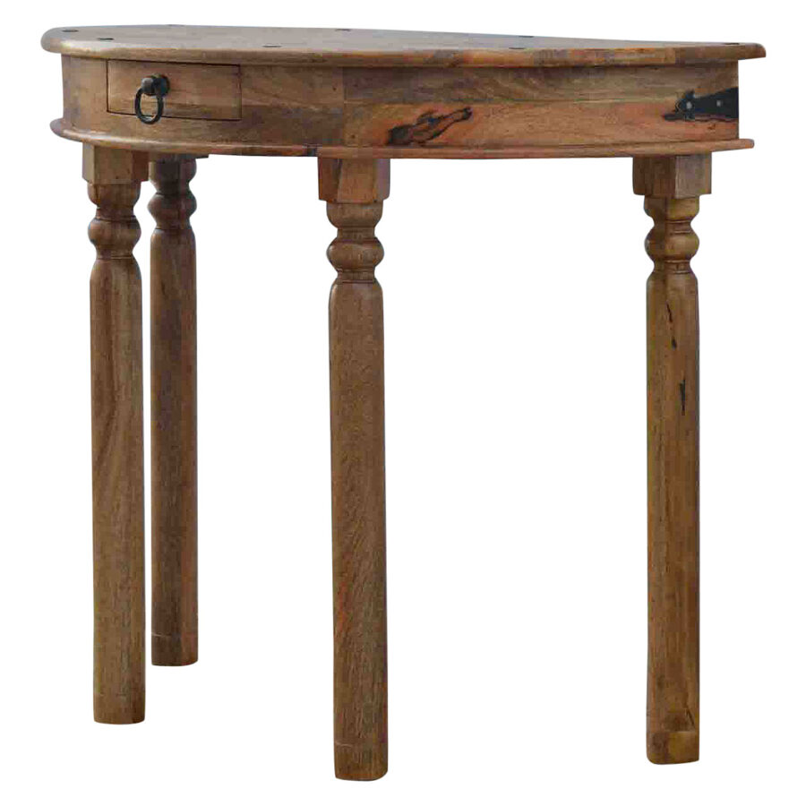 serpentine console table