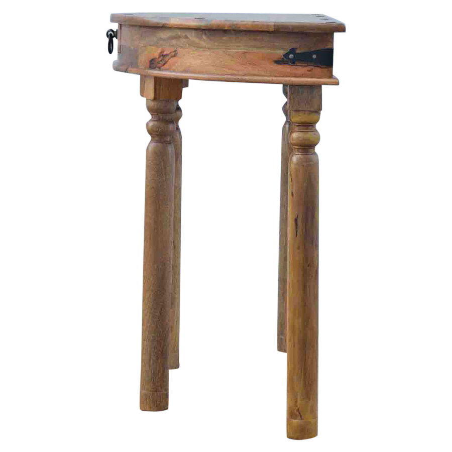 serpentine console table