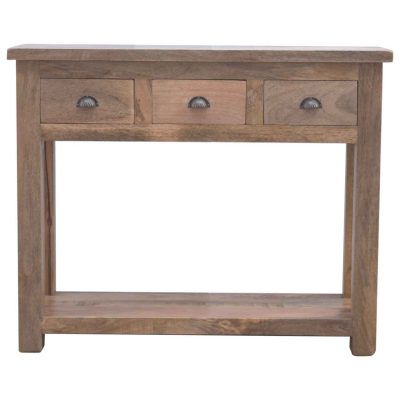 3 drawer hallway console