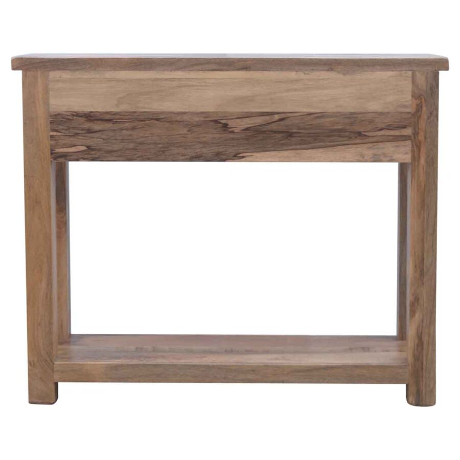 solid wood hallway console table with 3 drawers