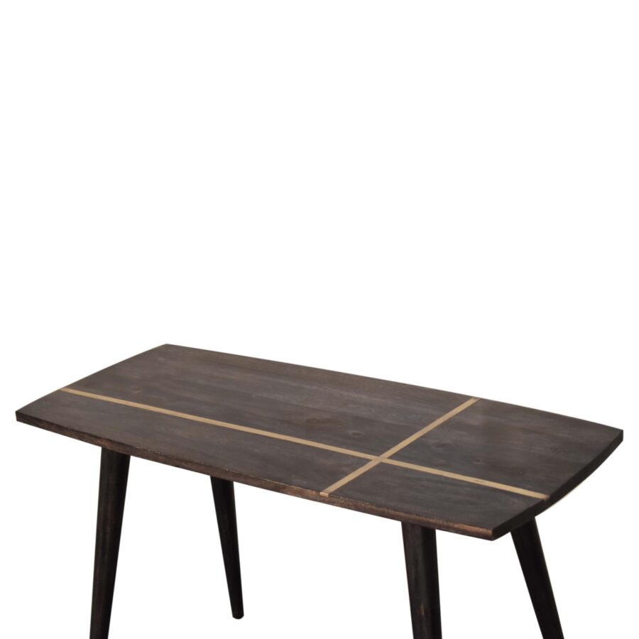 in1080 ash black brass inlay coffeetable