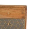 in1084 dice 3 drawer bedside