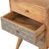 in1084 dice 3 drawer bedside