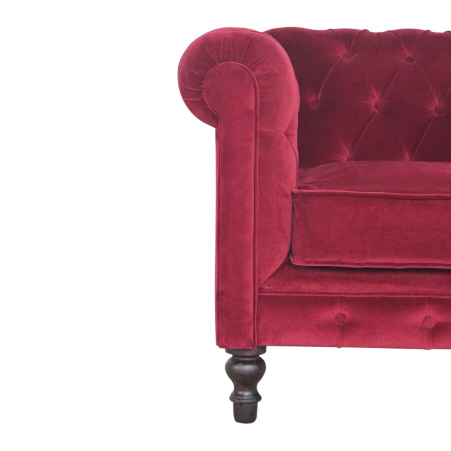 poltrona chesterfield in1409 vinho tinto veludo