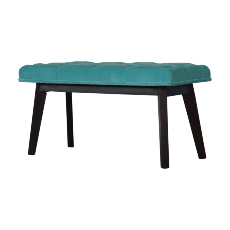 in1421 nordic style turquoise bench