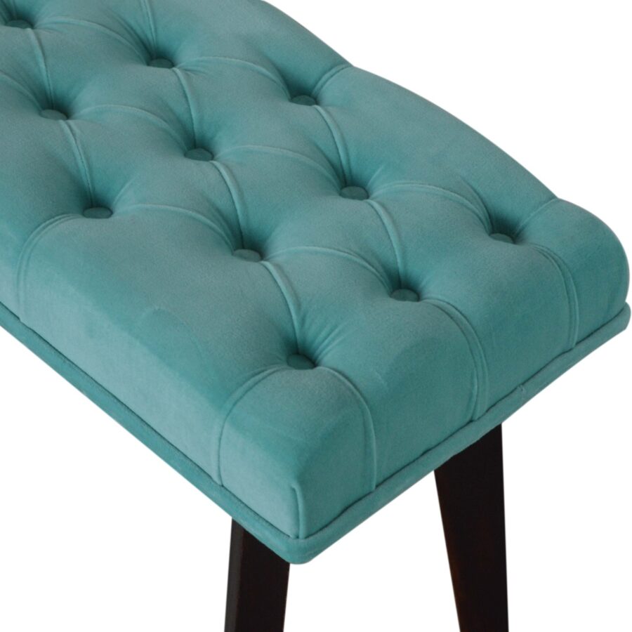 in1421 nordic style turquoise bench