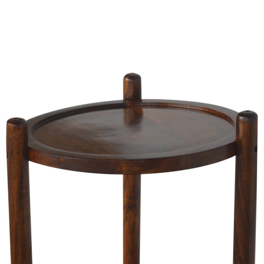 in1470 chestnut tray table