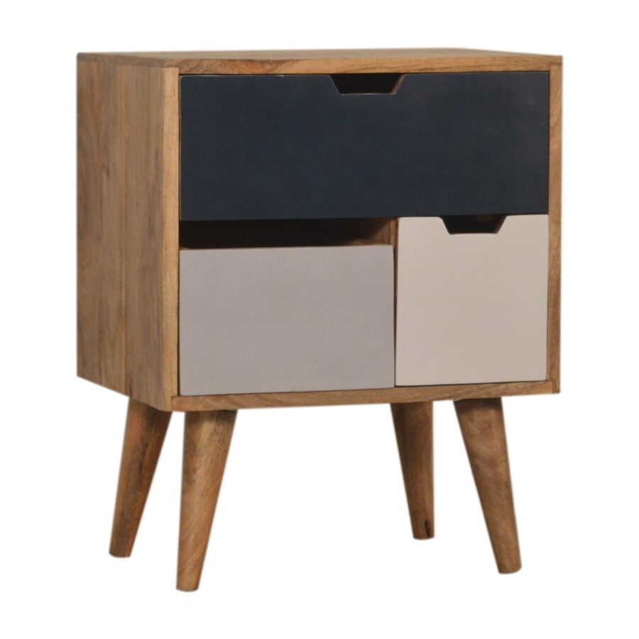 in1483 navy multi bedside with removable drawers