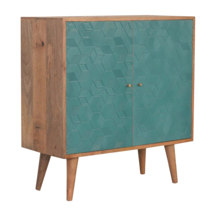 in1524 acadia teal cabinet