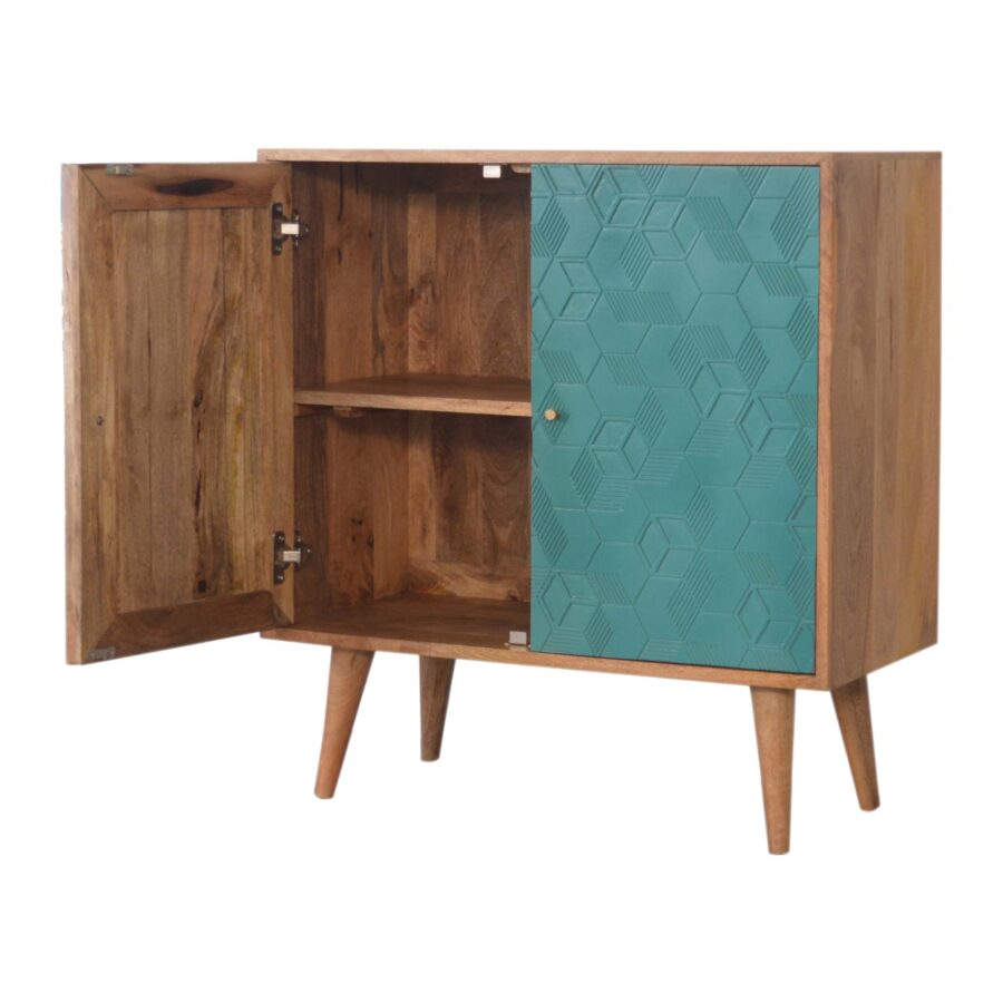 in1524 acadia teal cabinet