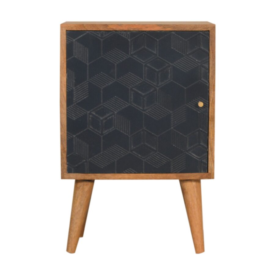 in1533 acadia black bedside