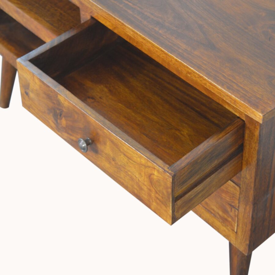in1541 chestnut nordic style tv unit