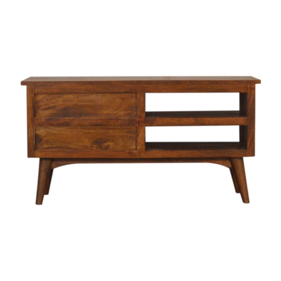 in1541 chestnut nordic style tv unit