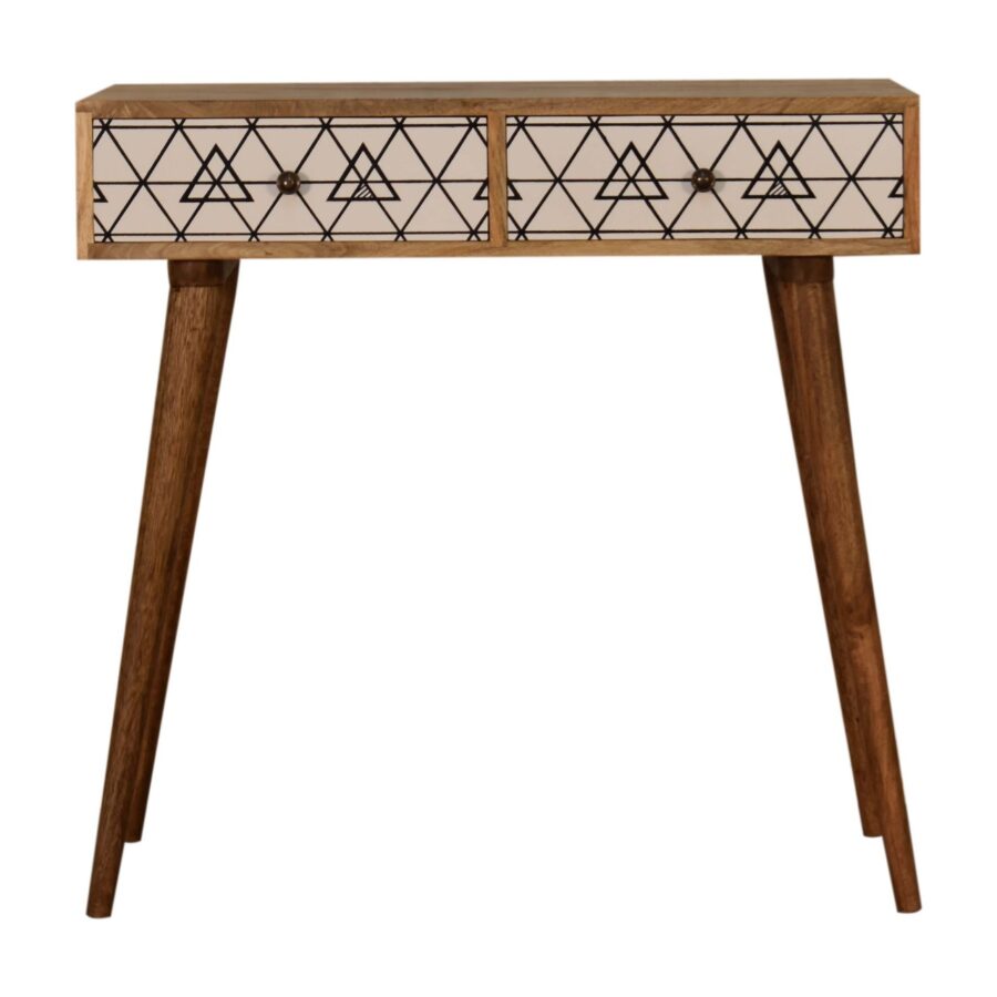 in1559 triangular console table