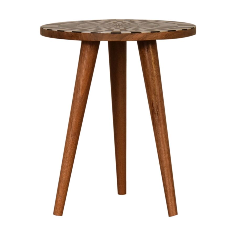 in1579 spiral end table