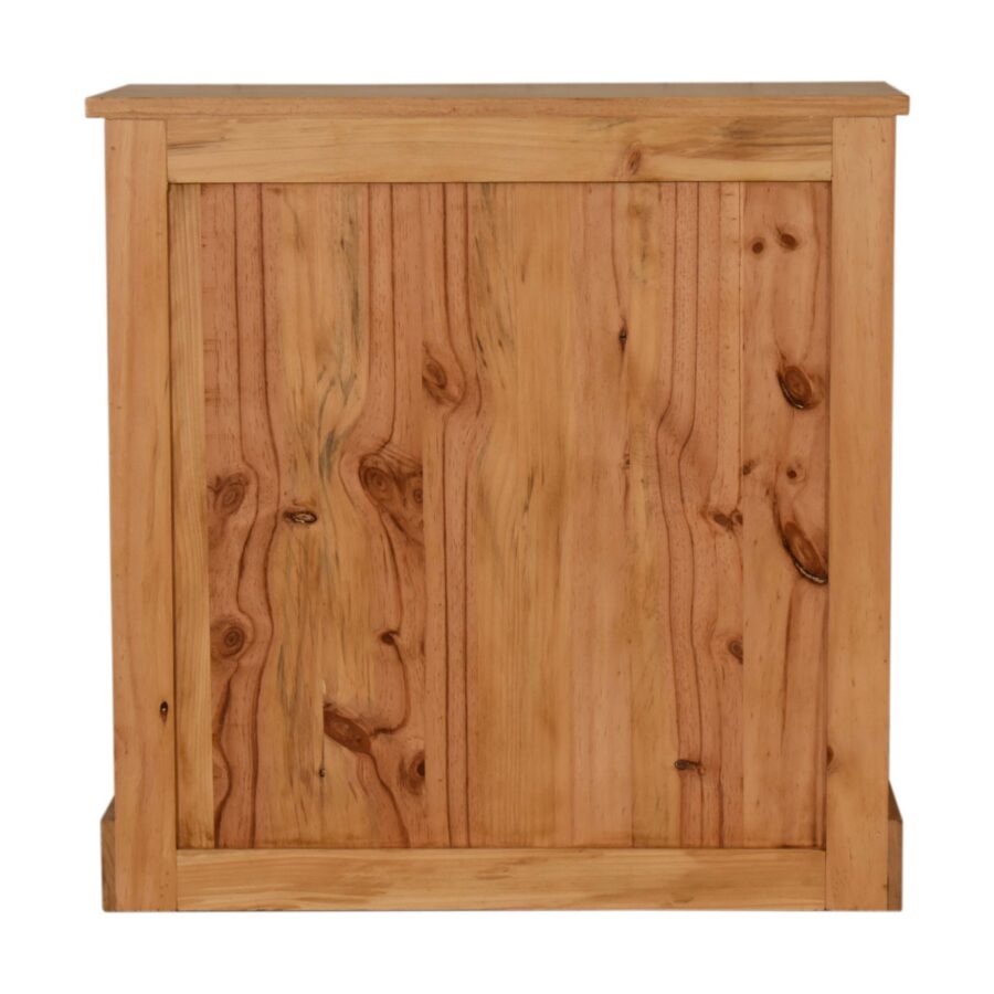 in1606 caged pine cabinet