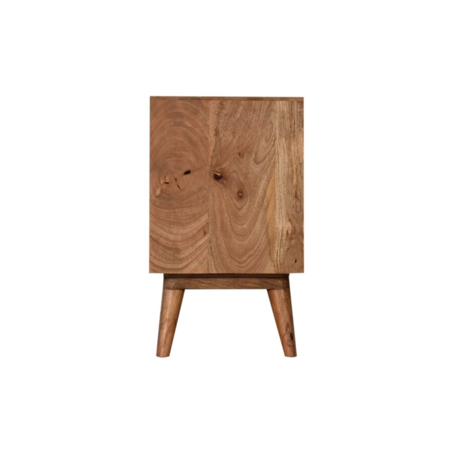 in1641 geometric screen printed cabinet with drawers