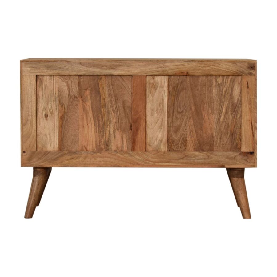 in1641 geometric screen printed cabinet with drawers