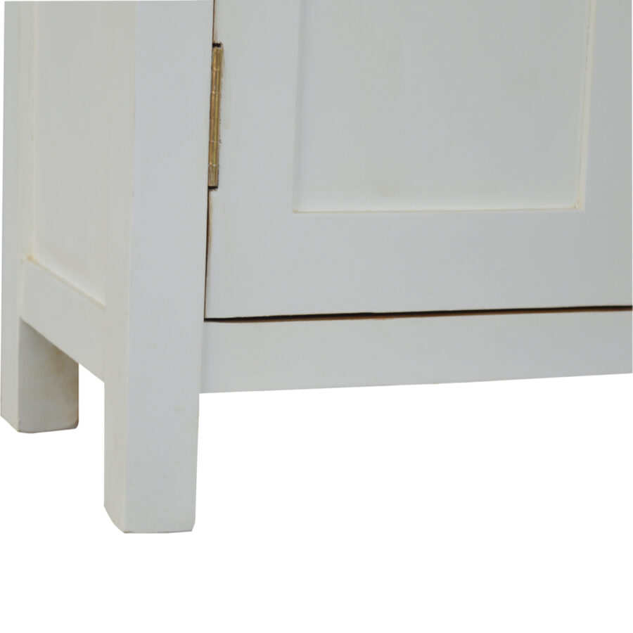 armoire de cuisine campagnarde bicolore