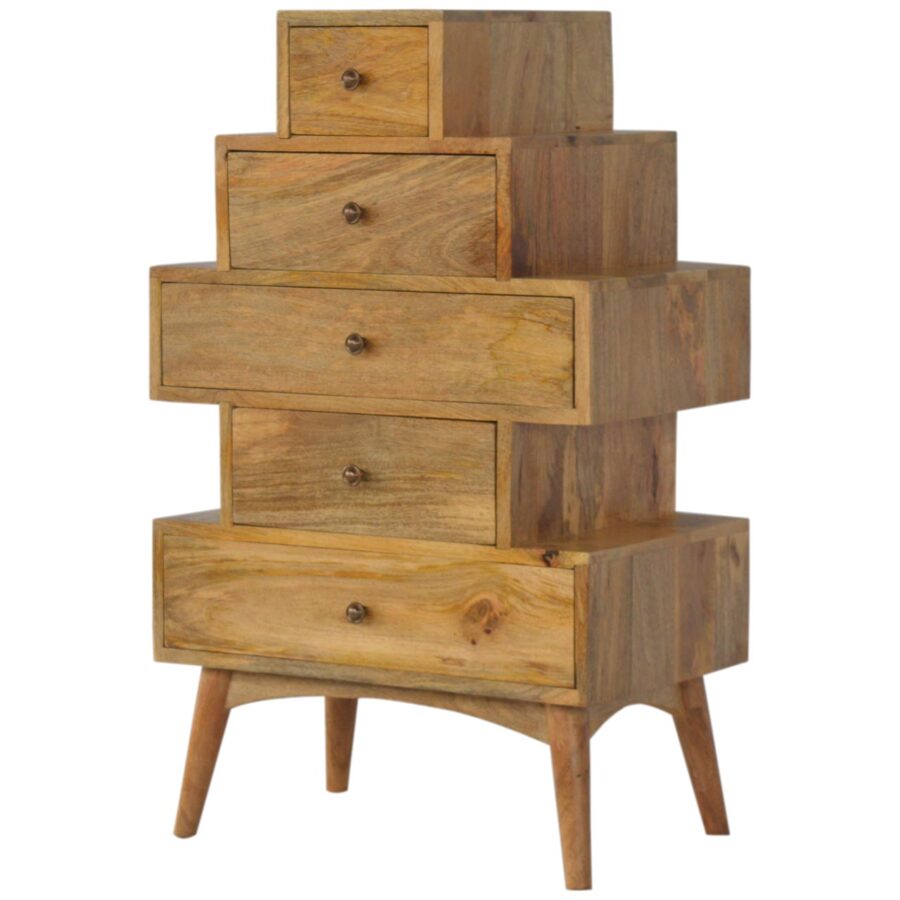 mueble tipo torre de madera maciza