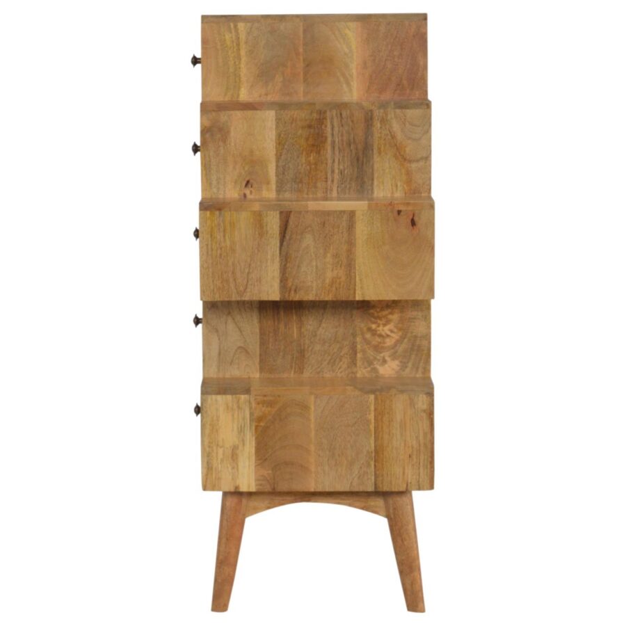 armário de torre de madeira maciça