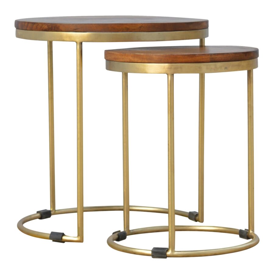 golden nesting stool of 2