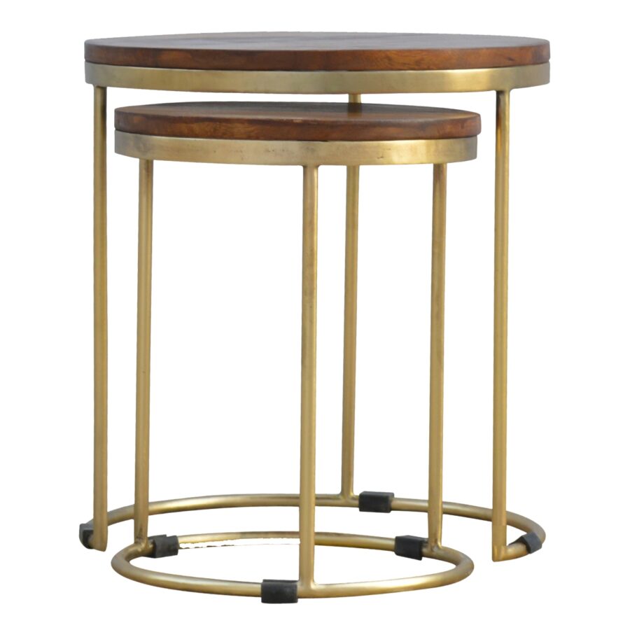 golden nesting stool of 2