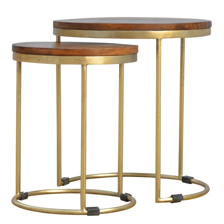 golden nesting stool of 2