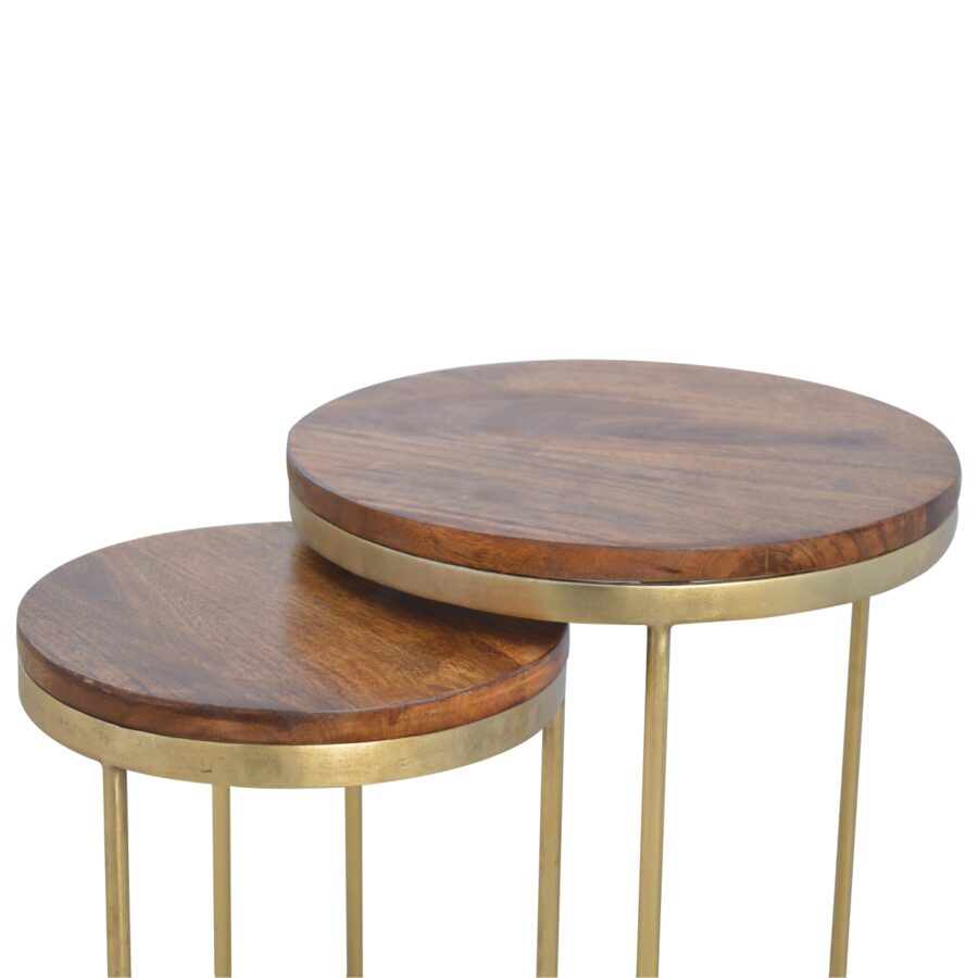 golden nesting stool of 2