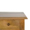 solid wood telephone table with turned legs