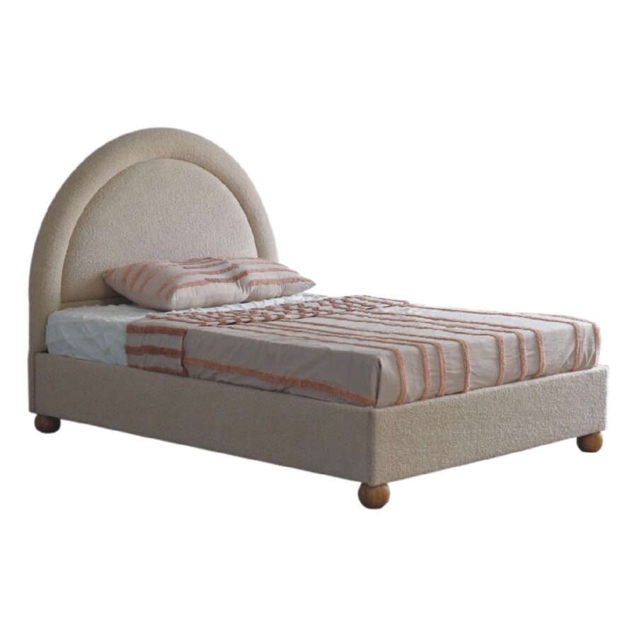 cama de casal in3527 creme boucle