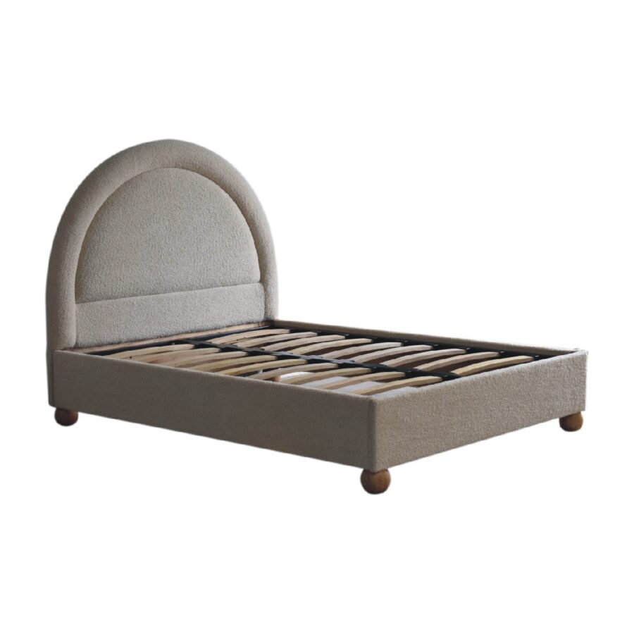 cama de casal in3527 creme boucle