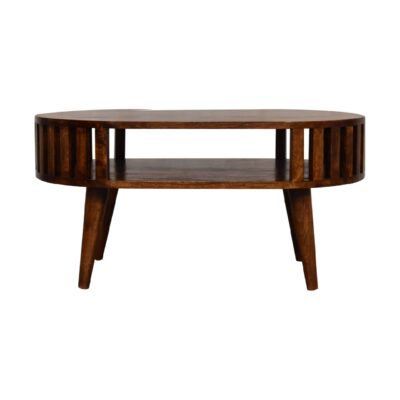 in3552 ariella chestnut coffee table