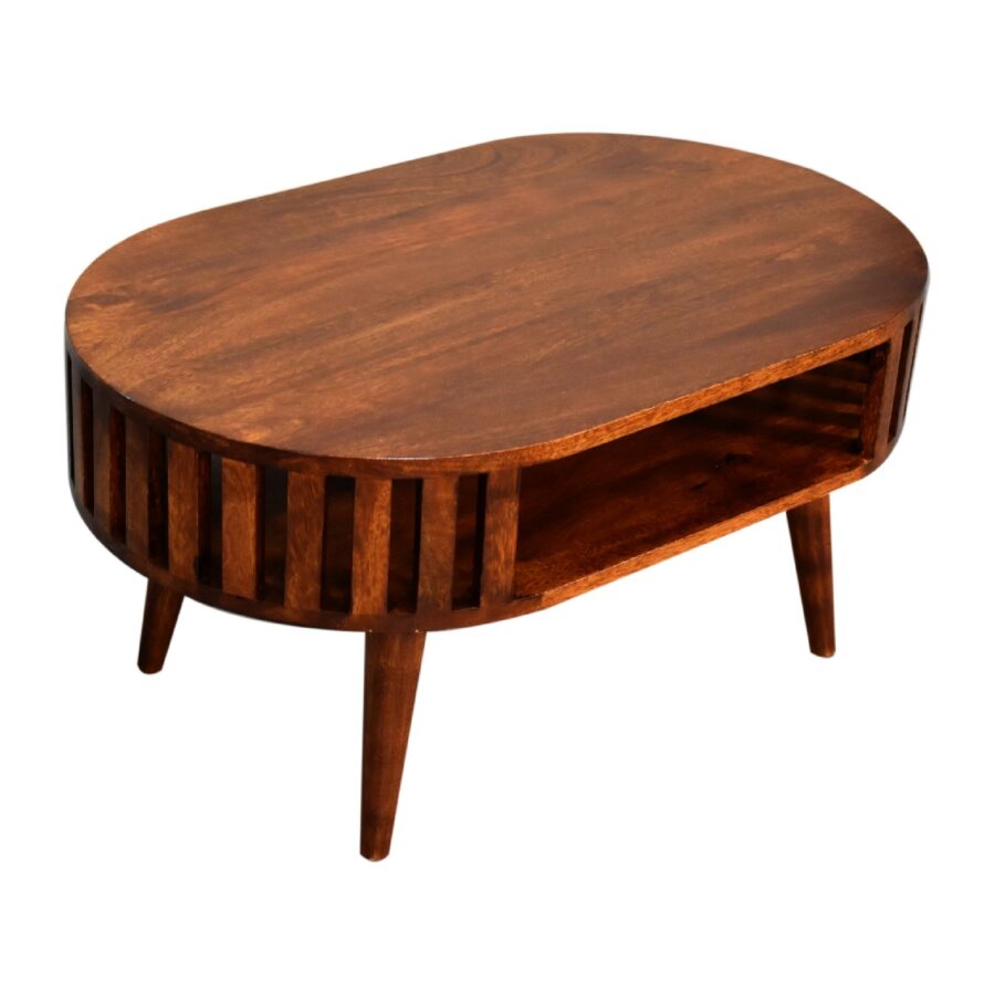 in3552 ariella chestnut coffee table