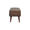 in3558 multi tweed bench with bufallo piping