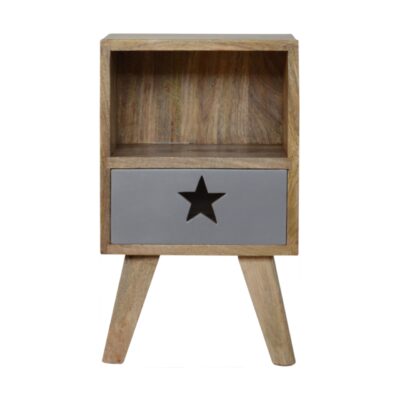 in830 small star painted bedside
