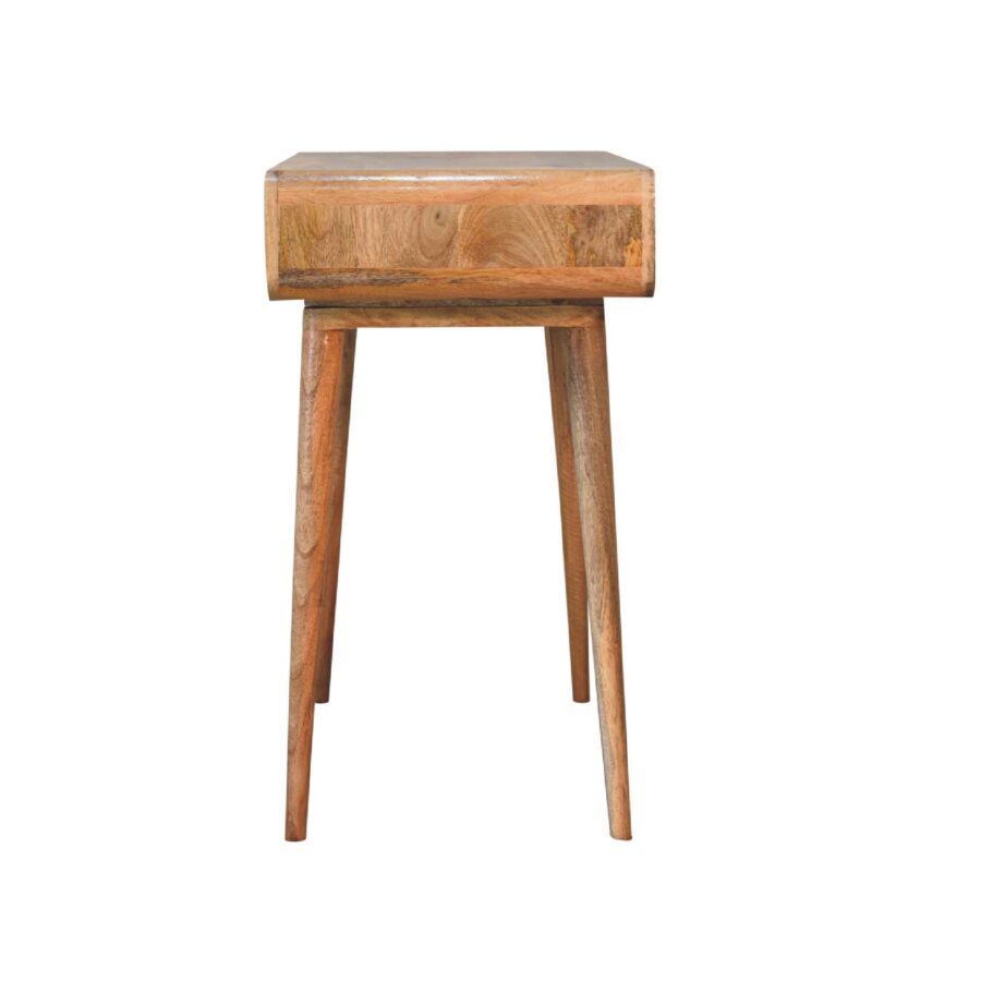 Wooden stool isolated on white background