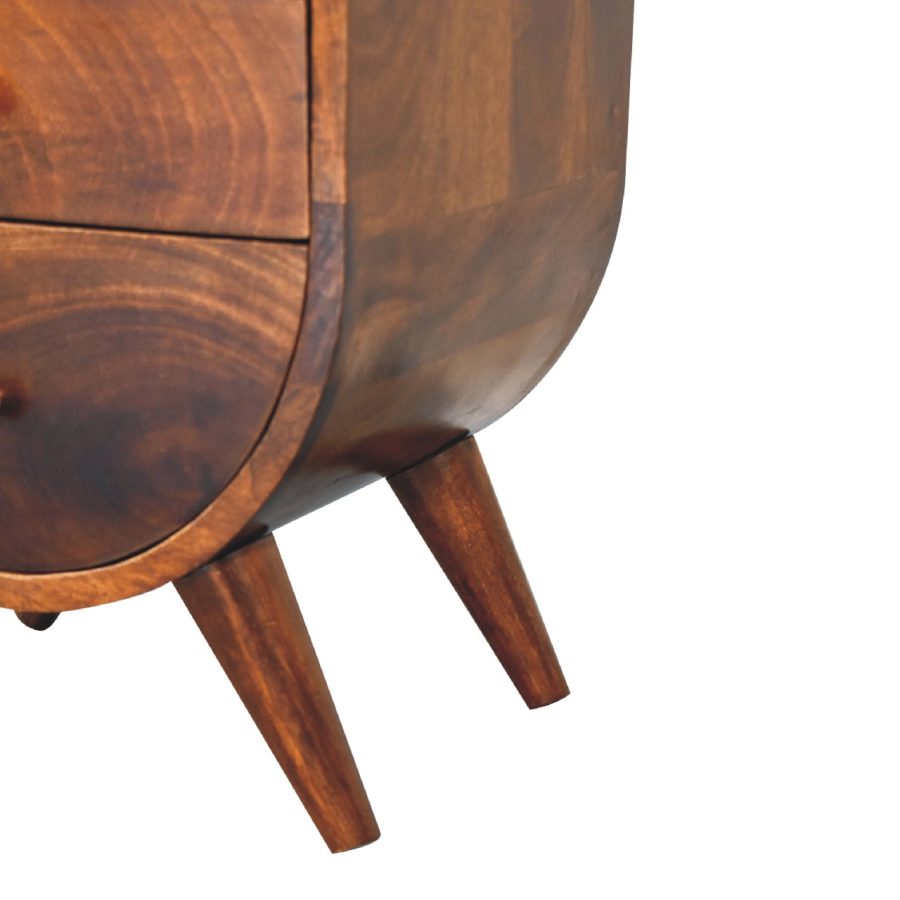 Split Chestnut Bedside - Image 7