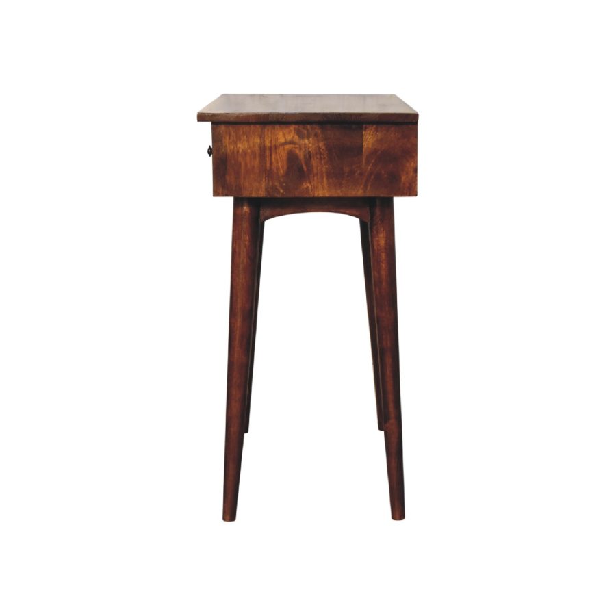 Chestnut Hallway 2 Drawer Console Table - Image 9