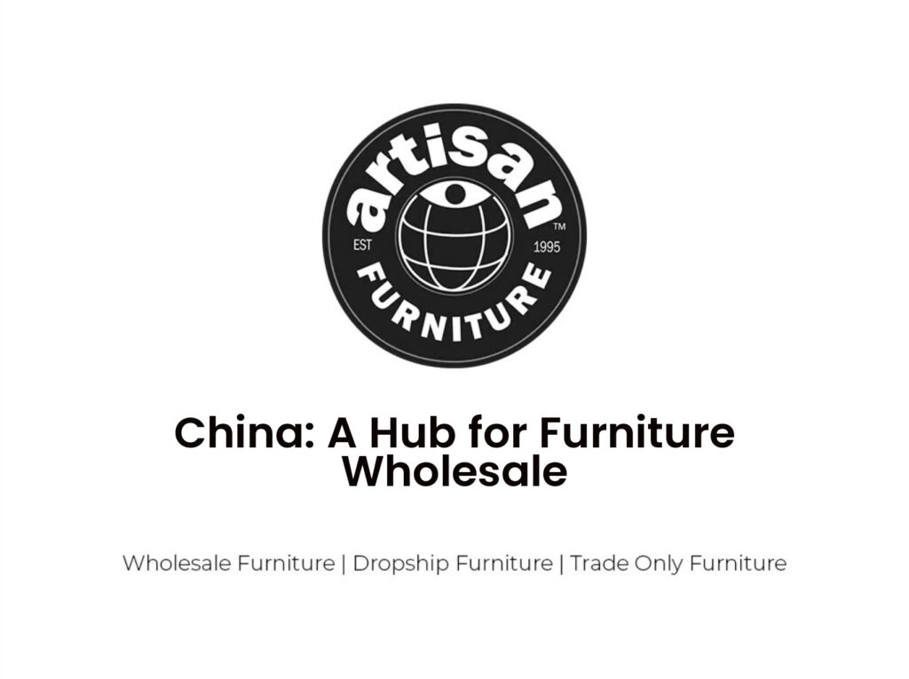 Kiina: huonekalujen tukkukaupan keskus