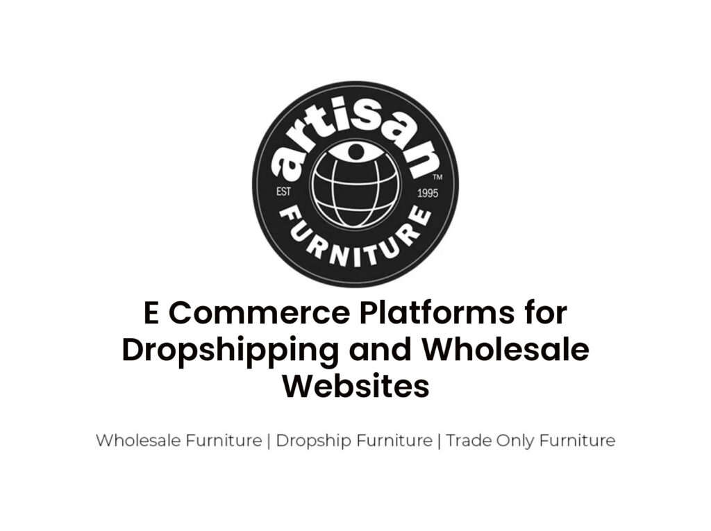 Piattaforme di commercio elettronico per Dropshipping e siti web all'ingrosso