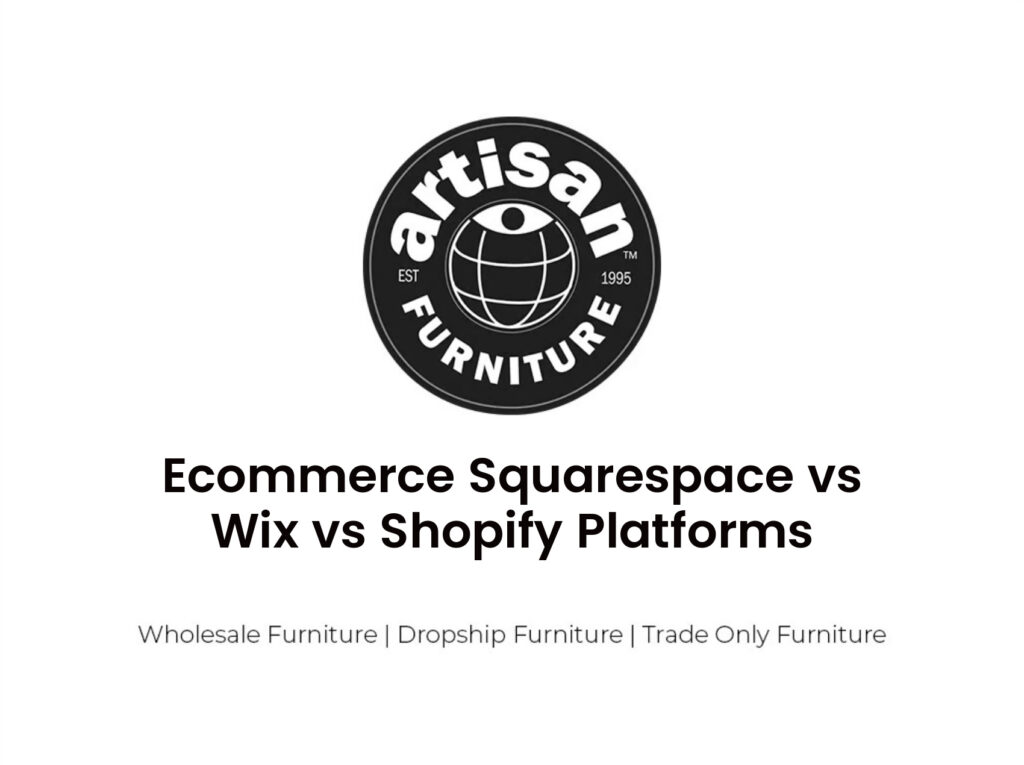 Ecommerce Squarespace vs Wix vs Shopify Platforms