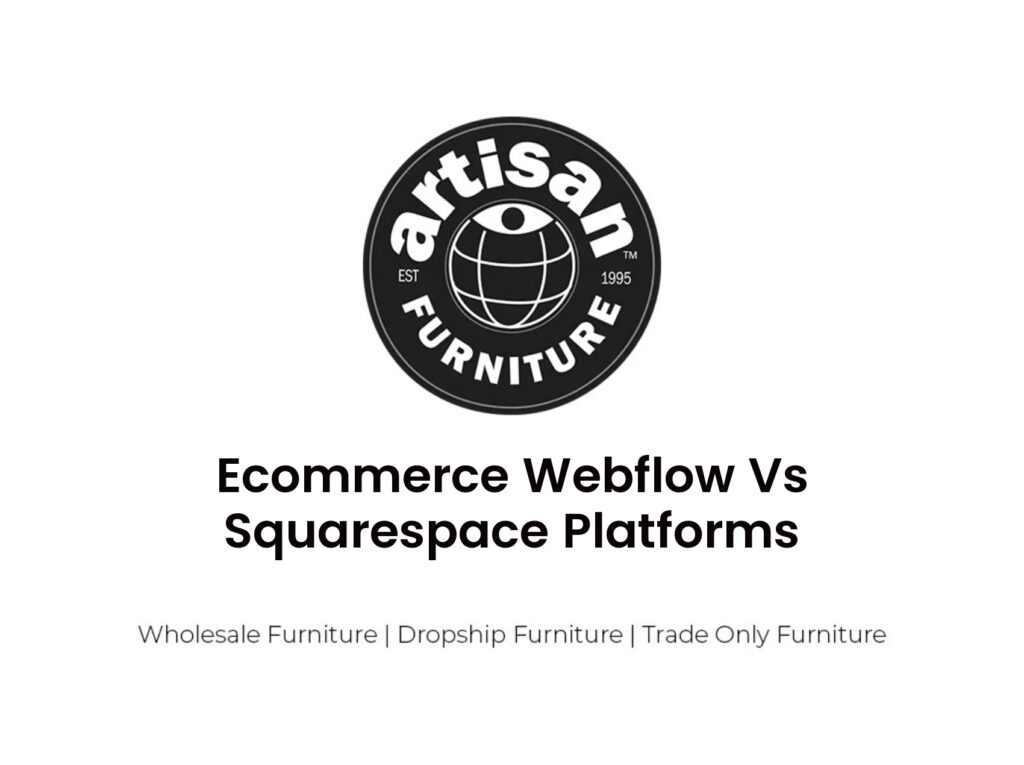 Flusso web di e-commerce e piattaforme Squarespace