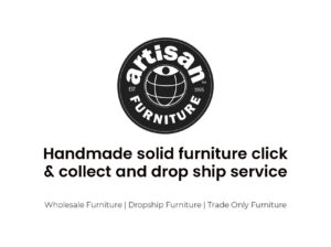 Handgjorda solida möbler click & collect and drop ship service