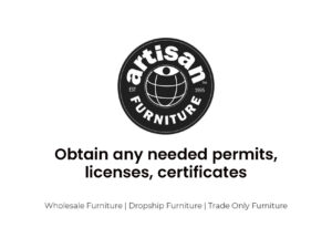 Skaffa alla nödvändiga tillstånd, licenser, certifikat