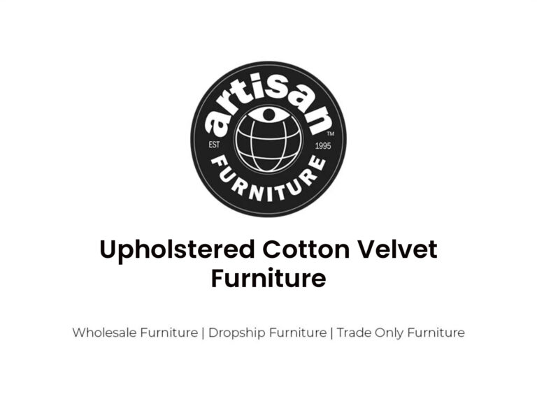 Upholstered Cotton Velvet Furniture